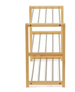Kovový botník FRAME 3, přírodní