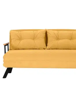 Rozkládací pohovka Sando 2 Mustard