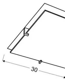 Stropní lampa Ficus Ceiling E27 Chrom