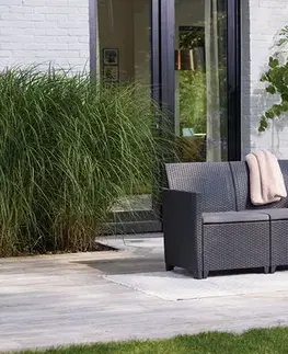 KETER Zahradní pohovka CLARA 2 seater | grafit