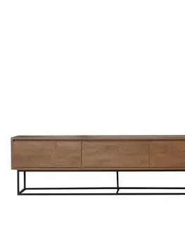 Televizní stolek Milo Walnut and Black II, L