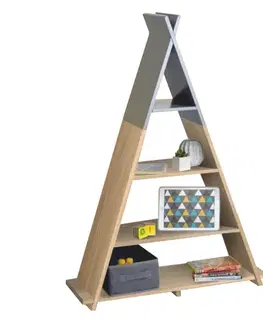 Dětský regál BARNIE ve tvaru pyramidy Tempo Kondela