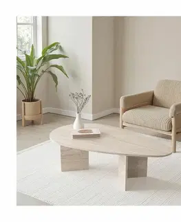 Konferenční stolek Flap Travertine