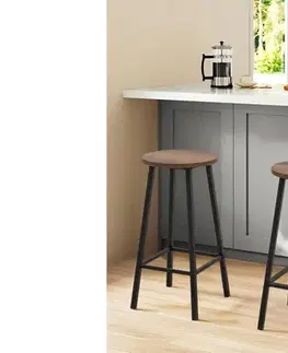 Bar Table & Stool Set (3 Pieces) Mola Set 100 - Barok Black