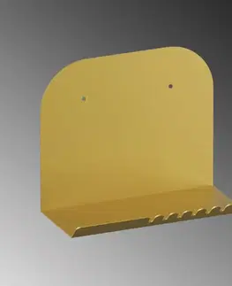 Nástěnná police Short Pouch - Gold