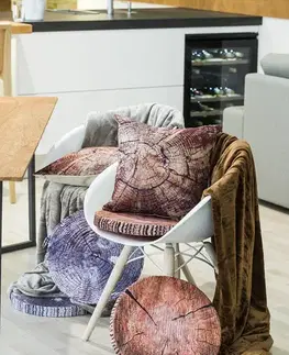 Sedák Dřevo hnědá, 40 cm
