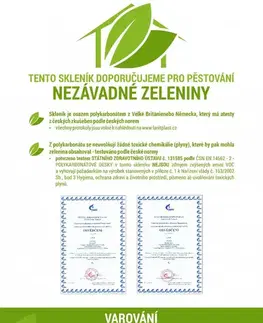 Skleník ke stěně IDA 7800 polykarbonát stříbrný Dekorhome