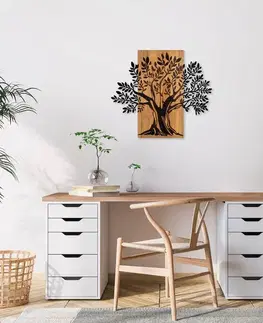 Dekorativní dřevěný doplněk na zeď Monumental Tree 2