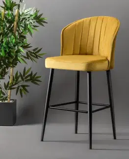 Bar Stool Set (4 Pieces) Rubi - Yellow