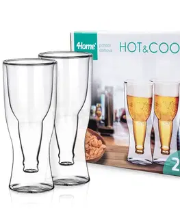 4Home Termo sklenice na pivo Hot&Cool 370 ml, 2 ks