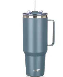 Banquet Termohrnek nerezový s uchem Twain 1200 ml, tmavě šedá