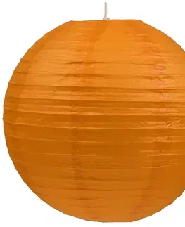 Papírové stínidlo Cocoon Ball oranžové