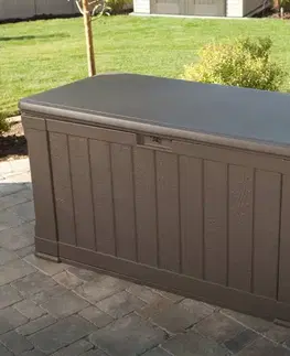 Zahradní úložný box 440l plastový Dekorhome