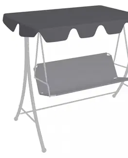 Stříška na zahradní houpačku 150/130x70/105 cm Dekorhome