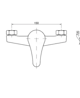INVENA Sprchová baterie PEREA BN-05-001-Q