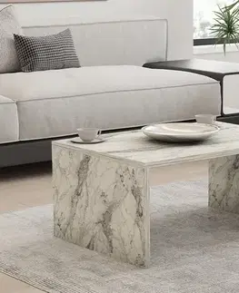 Konferenční stolek Memo - Freesia Marble