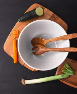 Salátová lžíce Teak 30,5 x 6,8 x 1,9 cm – GAYA Wooden - 593737