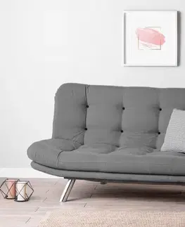 Trojmístná rozkládací pohovka Misa Sofabed - Grey