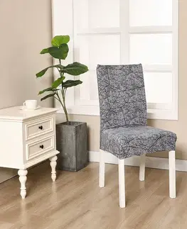 4Home Napínací potah na židli Stone 45 - 50 cm, sada 2 ks