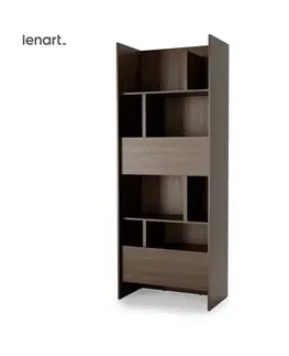 Dig-net nábytek Regál Lenart BED CONCEPT BC-22 | dub dunin
