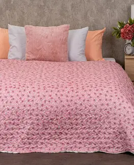 4Home Přehoz na postel Pink Rose Patchwork, 220 x 240 cm