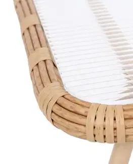 Zahradní sedací souprava 4 ks umělý ratan / látka / sklo