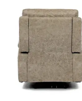 Elektrické křeslo s bezdrátovým ovládáním, vintage, béžová