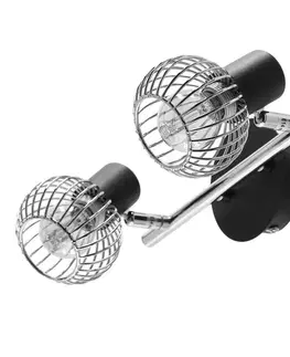 Nástěnná lampa Oslo Strip e14 černá/chrom