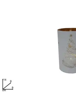 PROHOME - Svícen vánoční 9x14cm LED