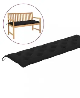 Voděodolná poduška na zahradní lavici 180 cm Dekorhome