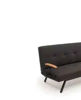 Trojmístná rozkládací pohovka Zven - Dark Grey