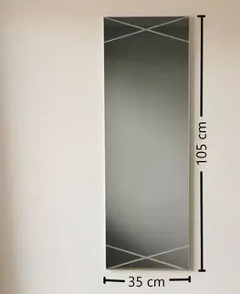 Zrcadlo Silver 35 x 105 cm