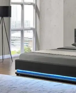 Postel BIRGET NEW s LED osvětlením Tempo Kondela