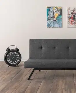 Trojmístná rozkládací pohovka Zola - Dark Grey