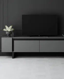 Televizní stolek Yildiz Anthracite and Black