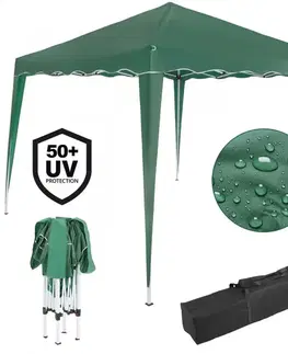 Zahradní altán 3x3m zelený SH05Z Dekorhome