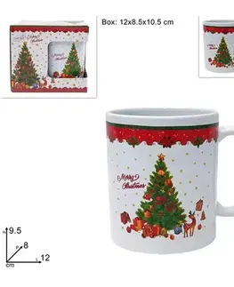 PROHOME - Hrnek vánoční 320ml různé dekory