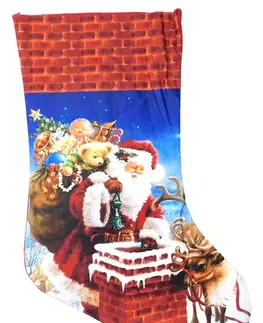 PROHOME - Ponožka vánoční dekorační 45cm