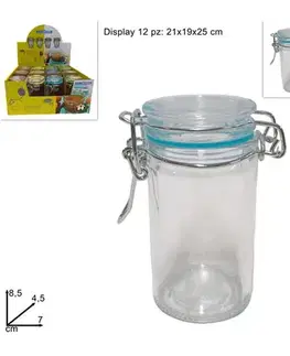 PROHOME - Dóza sklo 70ml klip různé barvy