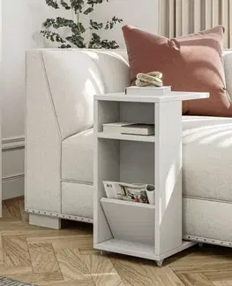 Odkládací stolek / Příruční stolek Filinta - White