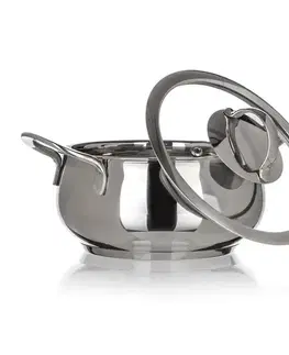 BANQUET Kastrol nerezový PICCOLO Belly 14 x 8 cm, 1,2 l, s poklicí
