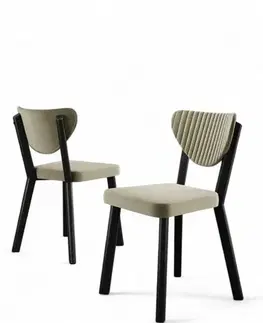 Sada židlí (6 kusů) Arfe - Cream, Black
