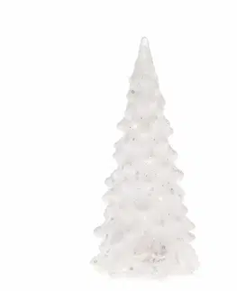 Vánoční LED stromek Douglas bílá, 6,5 x 12 cm
