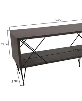 TV stolek Street - Dark Brown