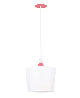 Závěsná lampa bílá dětský pokoj 1xE27 Bebe