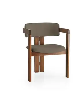 Jídelní židle CO Light Brown and Walnut