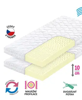Matrace s potahem IDEA SMART 90x200x10 - Akce 1+1 ZDARMA
