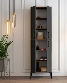 Skříň Berlin Walnut and Anthracite
