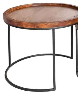 Estila Designové moderní konferenční stolky Blend II