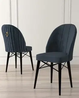 Sada židlí (4 kusy) Ritim - Anthracite, Black